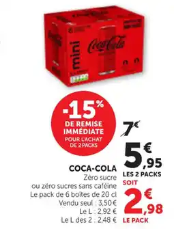Maximarché COCA-COLA offre