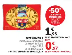 Maximarché DIVELLA Pates offre