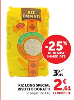 Maximarché Riz long special risotto donatti offre