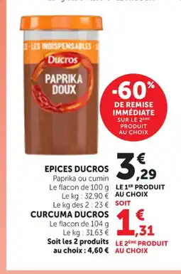 Maximarché DUCROS Epices offre