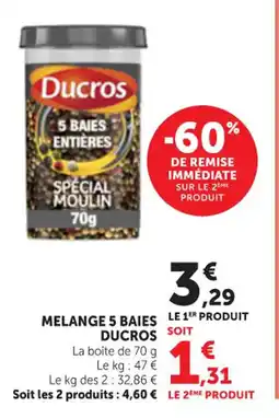 Maximarché DUCROS Melange 5 baies offre
