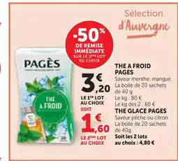 Maximarché PAGES The a froid offre
