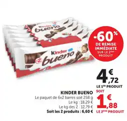 Maximarché KINDER BUENO offre