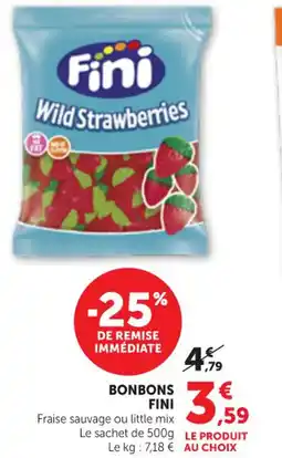 Maximarché FINI Bonbons offre