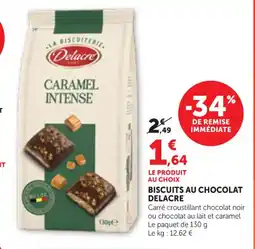 Maximarché DELACRE Biscuits au chocolat offre