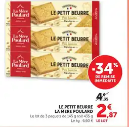 Maximarché LA MERE POULARD Le petit beurre offre
