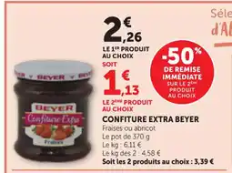 Maximarché BEYER Confiture extra offre
