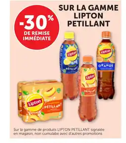 Maximarché Sur la gamme lipton petillant offre