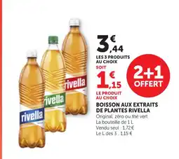 Maximarché RIVELLA Boisson aux extraits de plantes offre