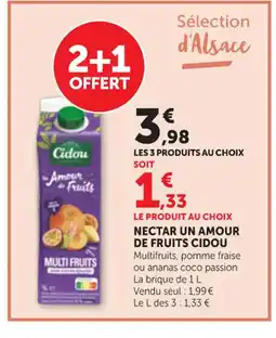 Maximarché Nectar un amour de fruits offre