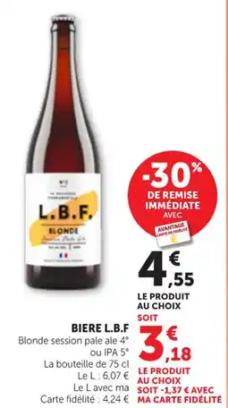 Maximarché L.B.F Biere offre