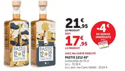 Maximarché PASTIS 1212.45° offre