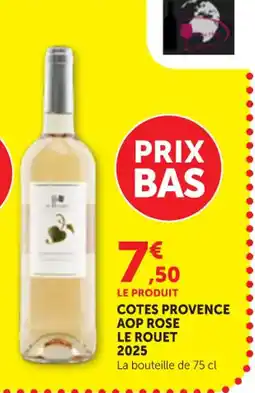 Maximarché Cotes provence aop rose le rouet 2025 offre