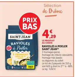 Maximarché SAINT JEAN Ravioles a poeler offre