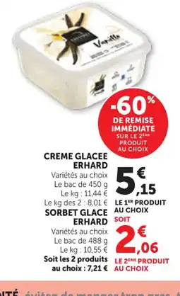 Maximarché ERHARD Creme glacee offre