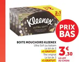 Maximarché KLEENEX Boite mouchoirs offre