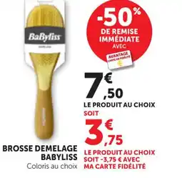 Maximarché BABYLISS Brosse demelage offre