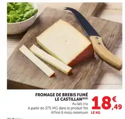 Maximarché Fromage de brebis fumé le castillan offre