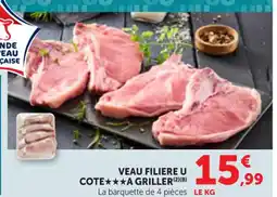Maximarché Veau filiere u cote a griller offre