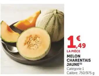 Maximarché Melon charentais jaune offre