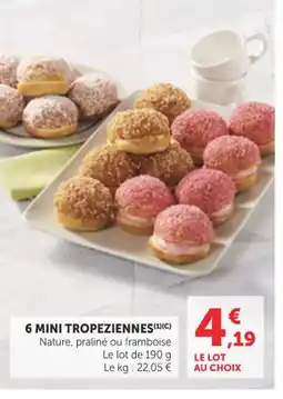 Maximarché 6 mini tropezienne offre