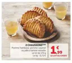 Maximarché 2 chaussons offre