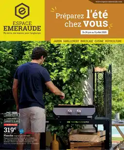 Espace emeraude Plancha original gaz 260 DUO offre