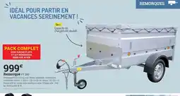 Espace emeraude Remorque FT 200 offre
