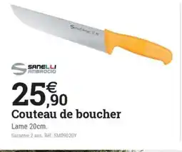 Espace emeraude Couteau de boucher offre