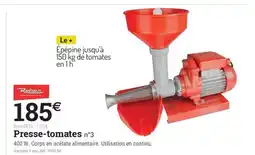 Espace emeraude Presse-tomates n°3 offre