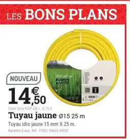 Espace emeraude Tuyau jaune offre