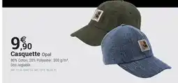 Espace emeraude Casquette Opal offre