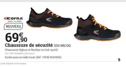 Espace emeraude COFRA Chaussure de sécurité sзs NR/OG offre
