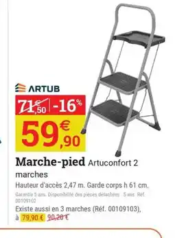 Espace emeraude ARTUB Marche-pied Artuconfort 2 offre