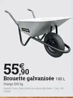Espace emeraude Brouette galvanisée offre