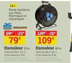 Espace emeraude Enrouleur 25 m offre