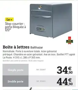 Espace emeraude Boîte à lettres Balthazar offre