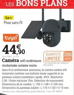 Espace emeraude Caméra wifi extérieure offre