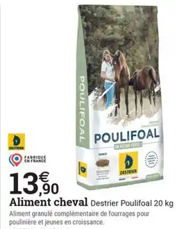 Espace emeraude DESTRIER POULIFOAL Aliment cheval offre