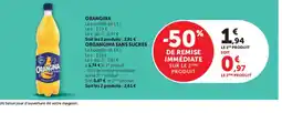 Super U ORANGINA offre