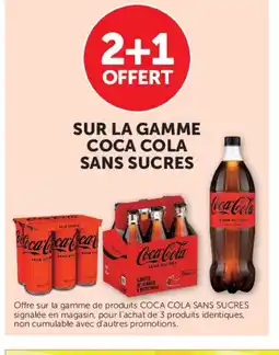 Super U Sur la gamme coca cola sans sucres offre