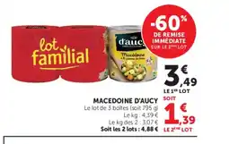 Super U D'AUCY Macedoine offre