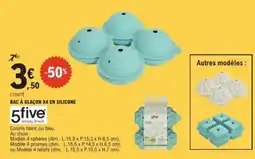 E.Leclerc Bac à glaçon x4 en silicone offre