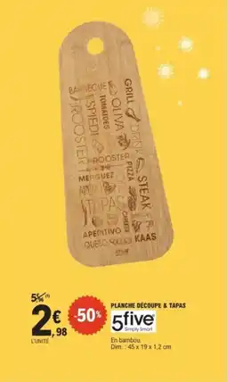 E.Leclerc Planche découpe & tapas offre