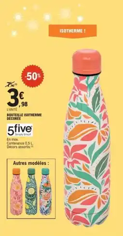 E.Leclerc Bouteille isotherme décorée offre