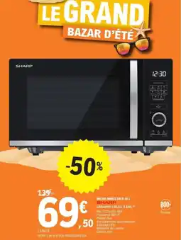 E.Leclerc Micro-ondes solo sharp offre