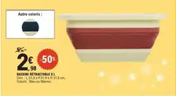 E.Leclerc Bassine rétractable offre