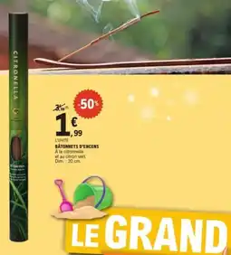 E.Leclerc Batonnets d'encens offre