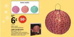 E.Leclerc Lampe solaire boule offre