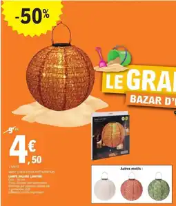 E.Leclerc Lampe solaire lampion offre